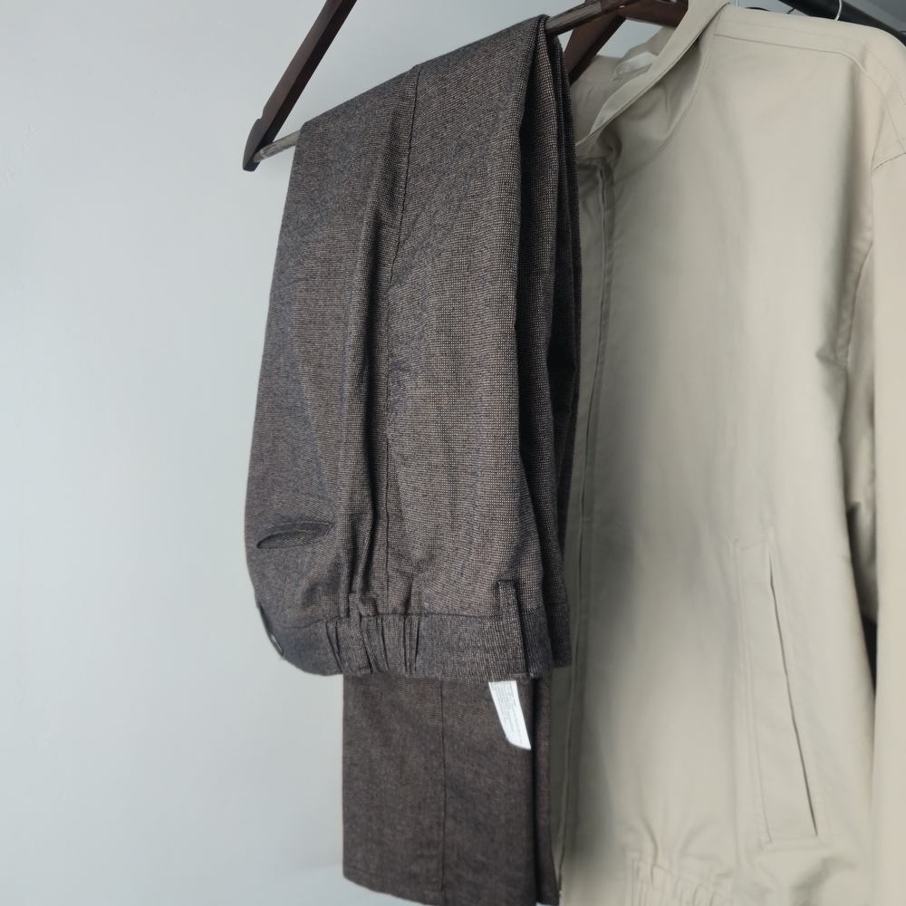 Massimo Dutti Brown and Gray Trousers